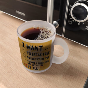 I want … Kaffeebecher mit bekannten Songtexten