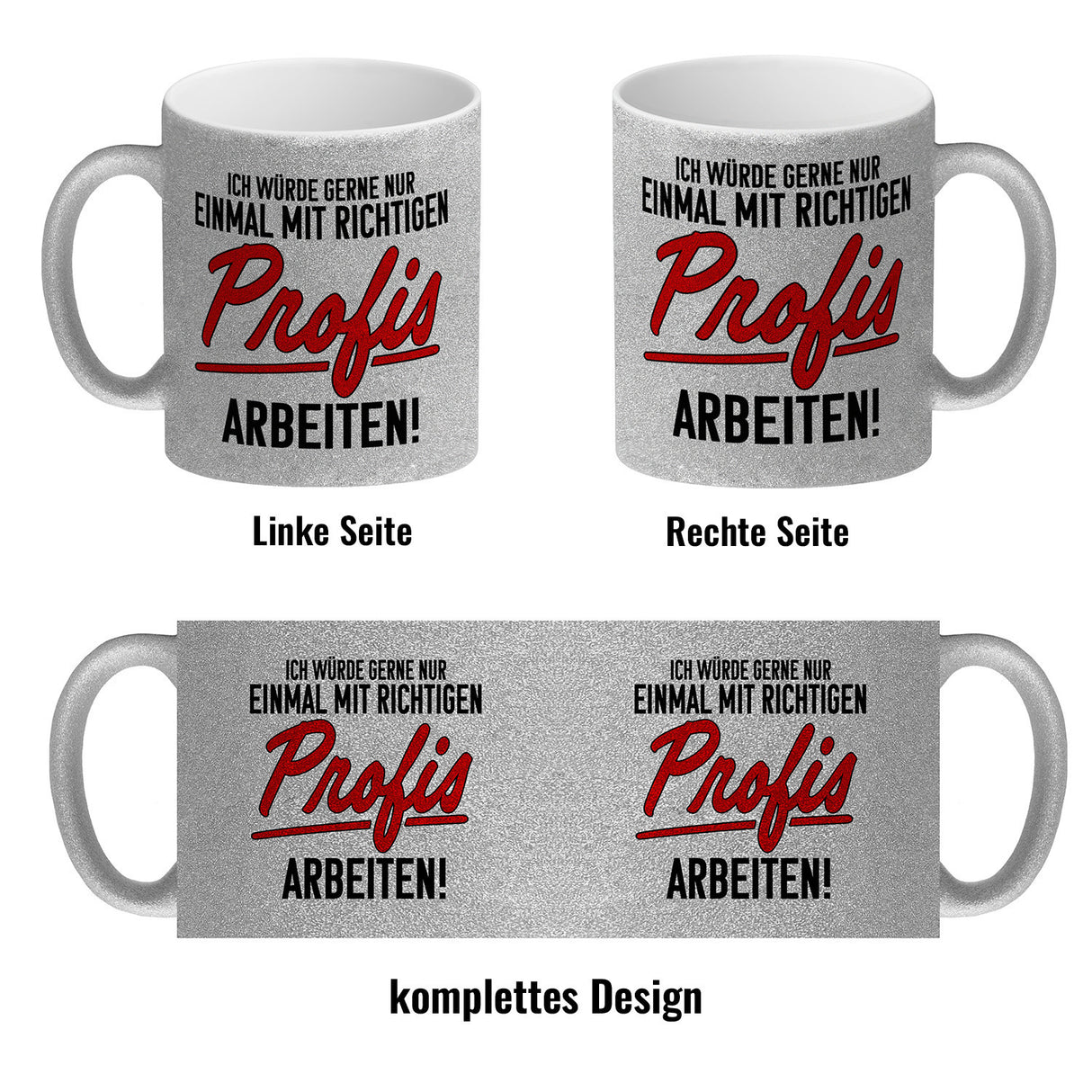Einmal mit richtigen Profis arbeiten Kaffeebecher