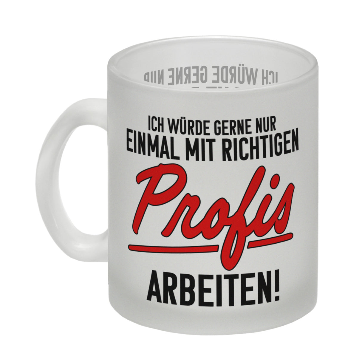 Einmal mit richtigen Profis arbeiten Kaffeebecher