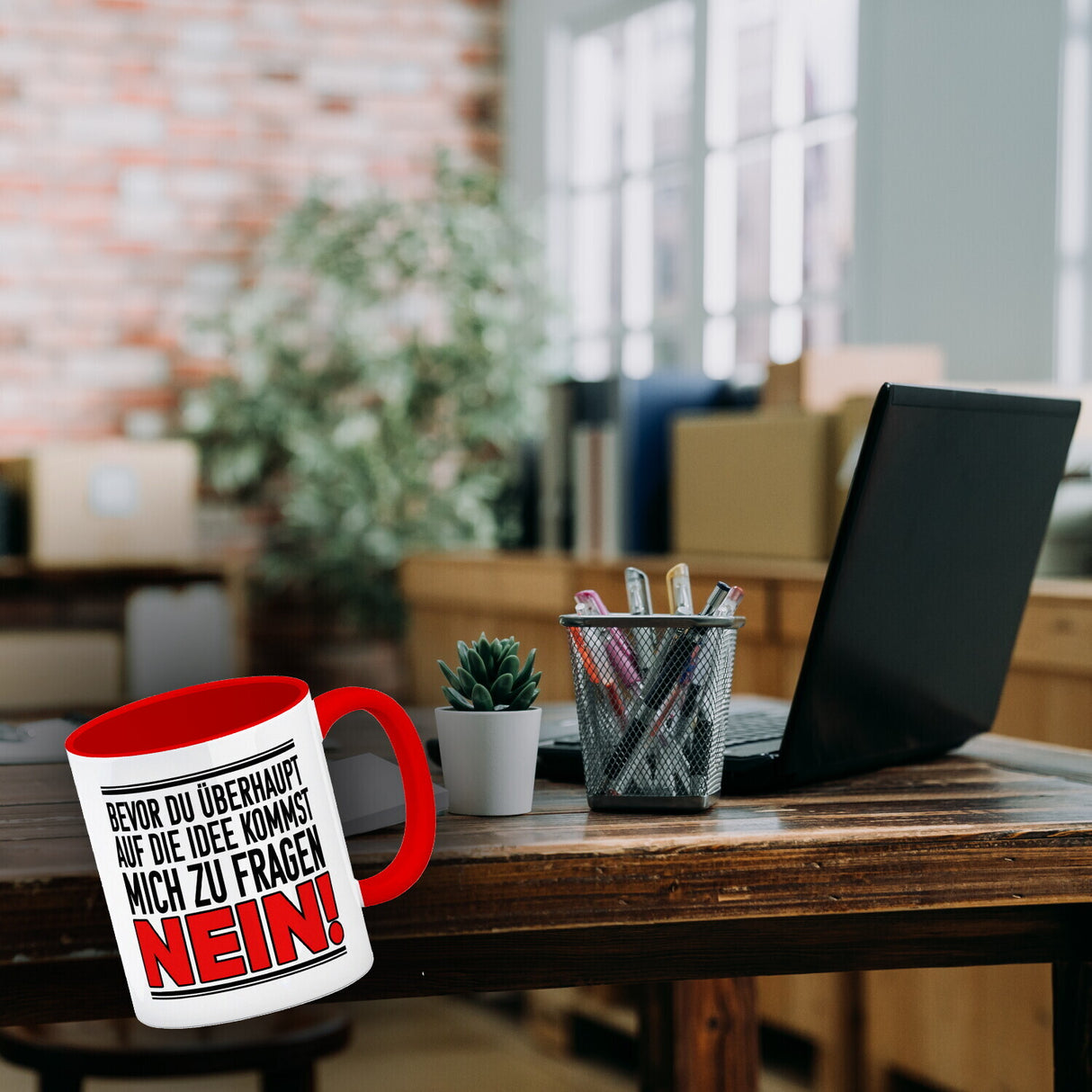 Bevor du auf die Idee kommst zu fragen - Nein! Kaffeebecher