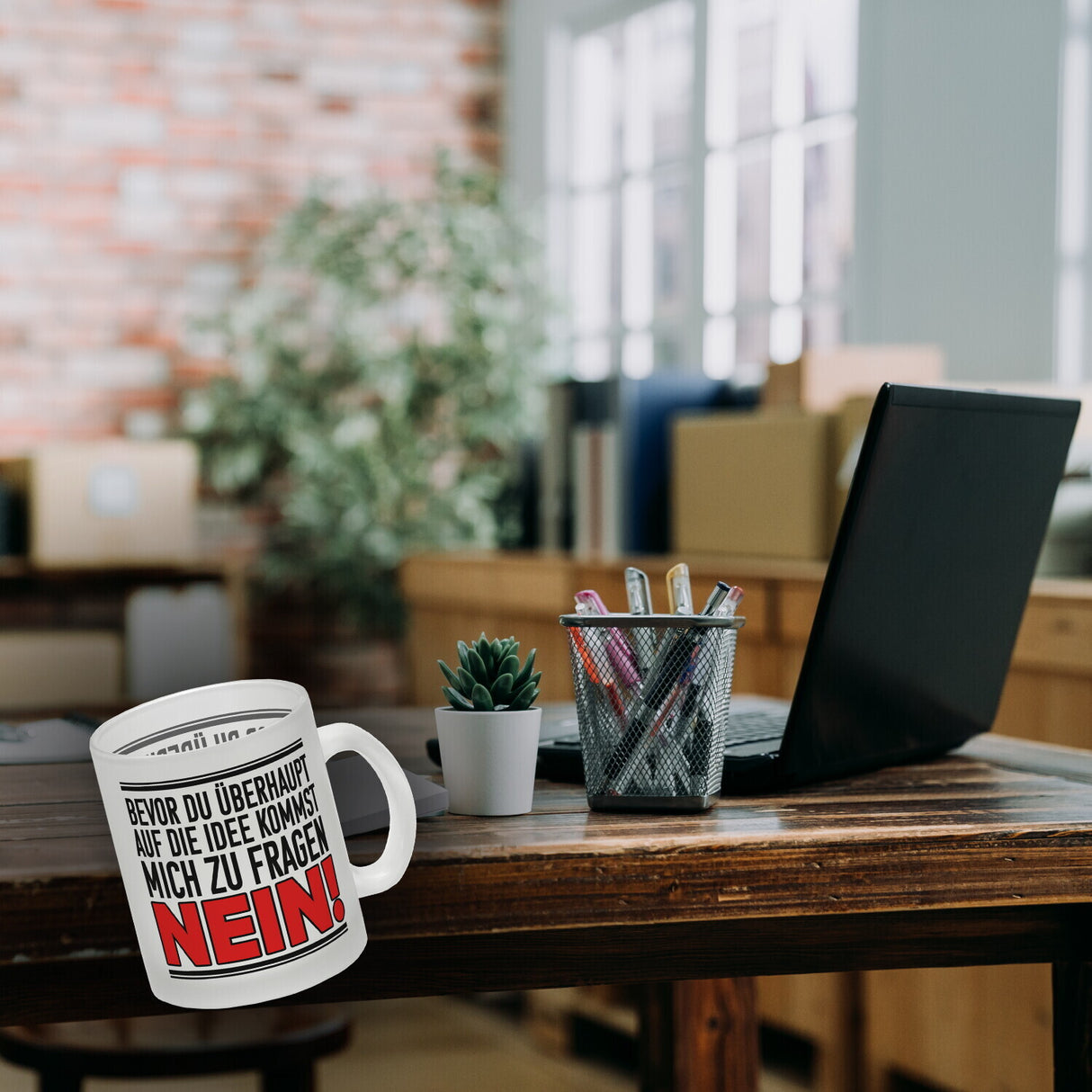 Bevor du auf die Idee kommst zu fragen - Nein! Kaffeebecher