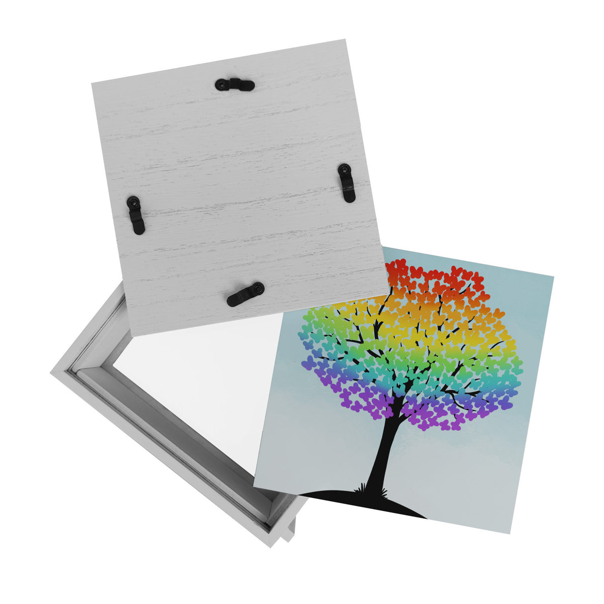 Baum in Regenbogenfarben Spardose