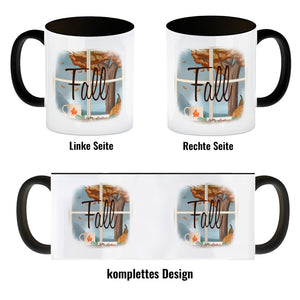 Fall Herbst Kaffeebecher mit herbstlichem Motiv