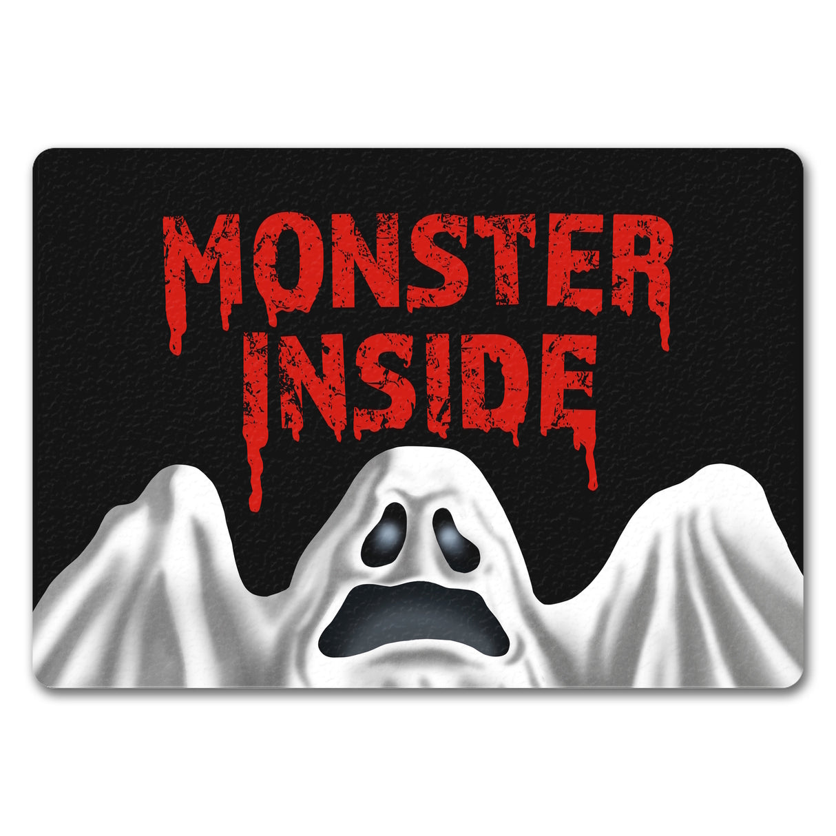 Monster Inside Halloween Fußmatte mit gruseligem Geist Motiv