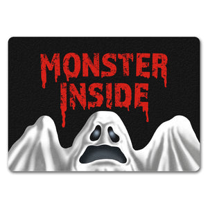 Monster Inside Halloween Fußmatte mit gruseligem Geist Motiv