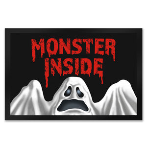 Monster Inside Halloween Fußmatte mit gruseligem Geist Motiv