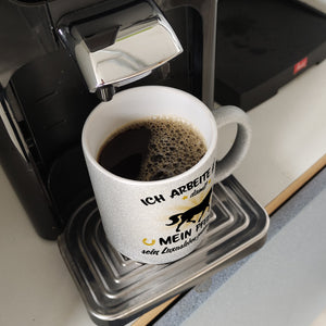 Ich arbeite hart für das Luxusleben meines Pferdes Haustier Kaffeebecher