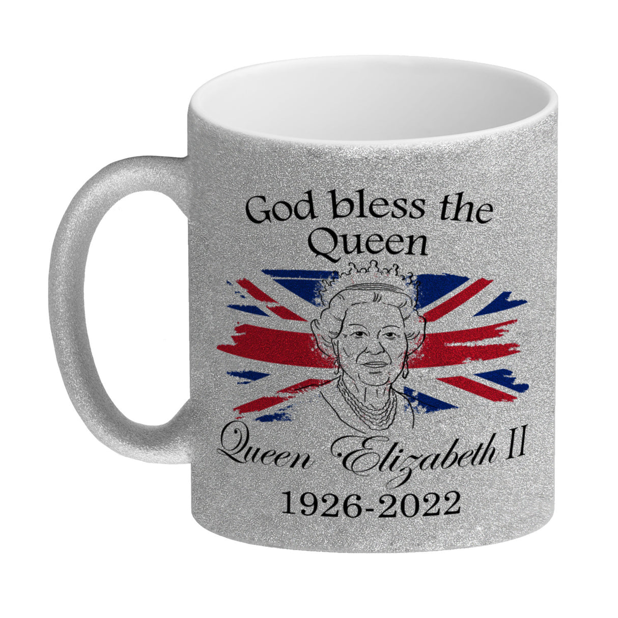 God bless the Queen Kaffeebecher