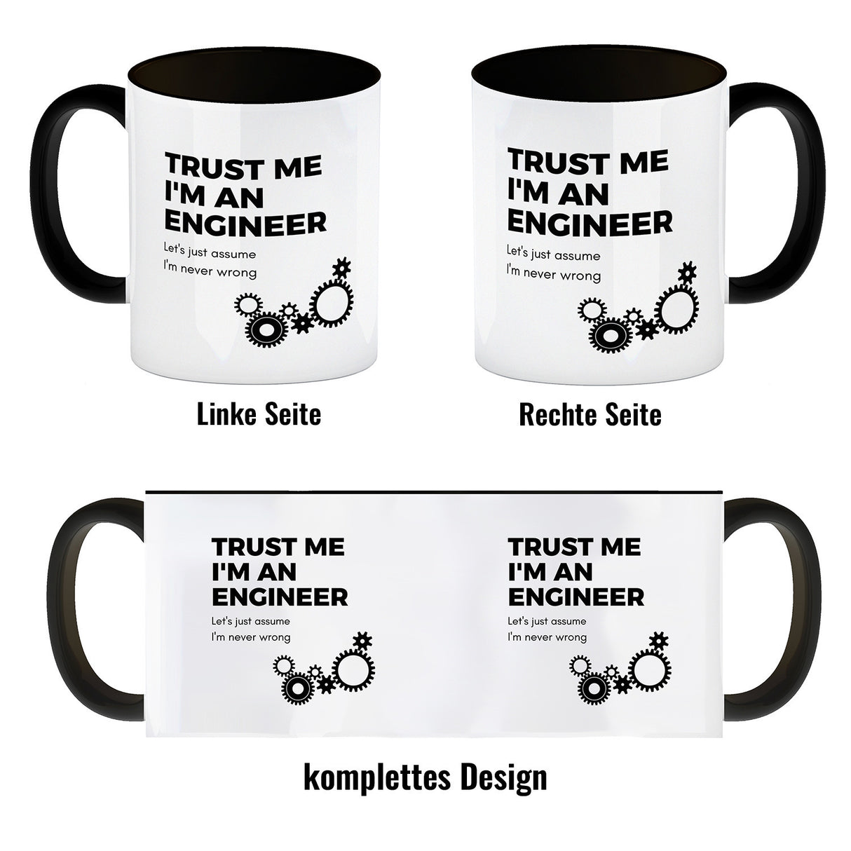Trust me I'm an engineer Kaffeebecher