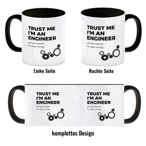 Trust me I'm an engineer Kaffeebecher