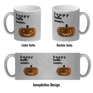 Happy Halloween Kürbis Kaffeebecher