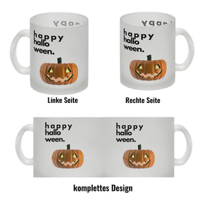Happy Halloween Kürbis Kaffeebecher