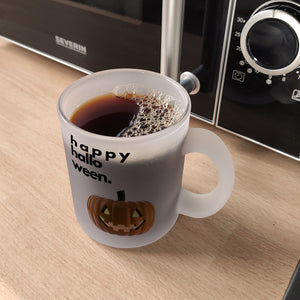 Happy Halloween Kürbis Kaffeebecher