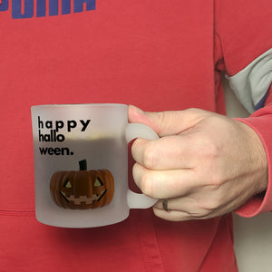 Happy Halloween Kürbis Kaffeebecher