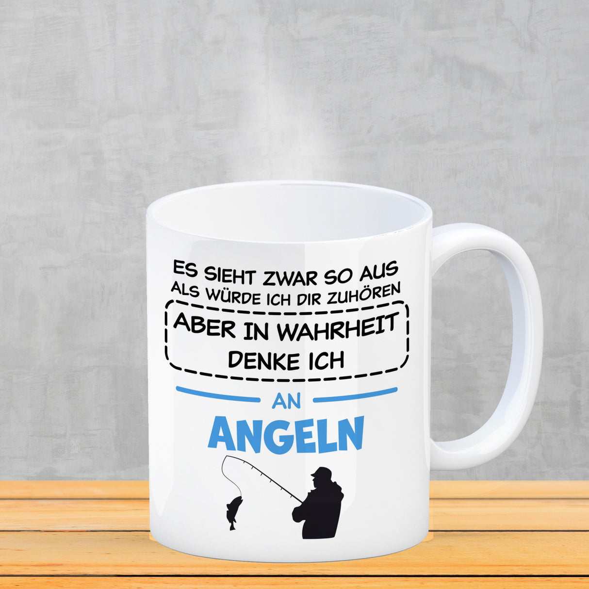 In Wahrheit denke ich an Alpakas Kaffeebecher