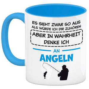 In Wahrheit denke ich an Alpakas Kaffeebecher
