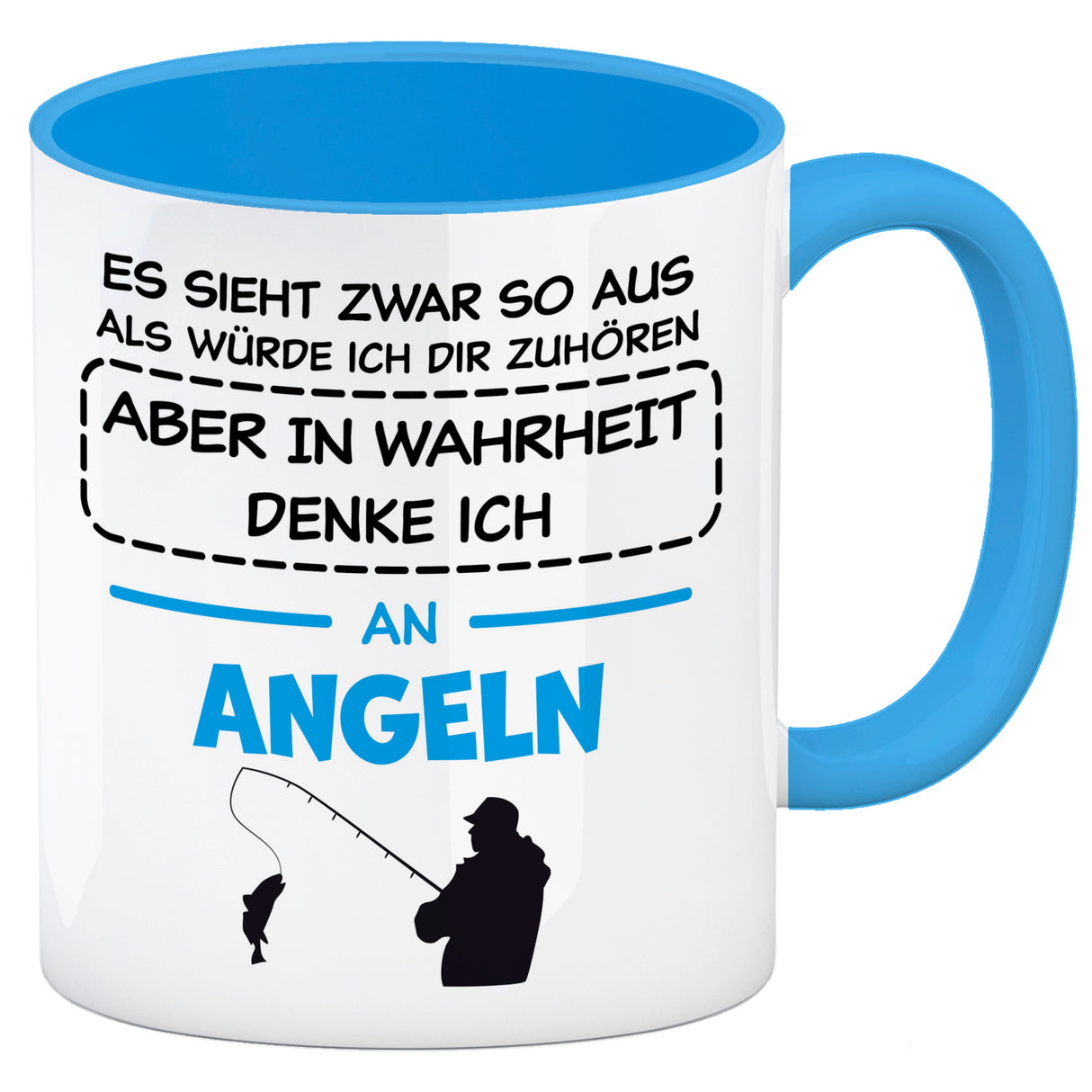 In Wahrheit denke ich an Alpakas Kaffeebecher