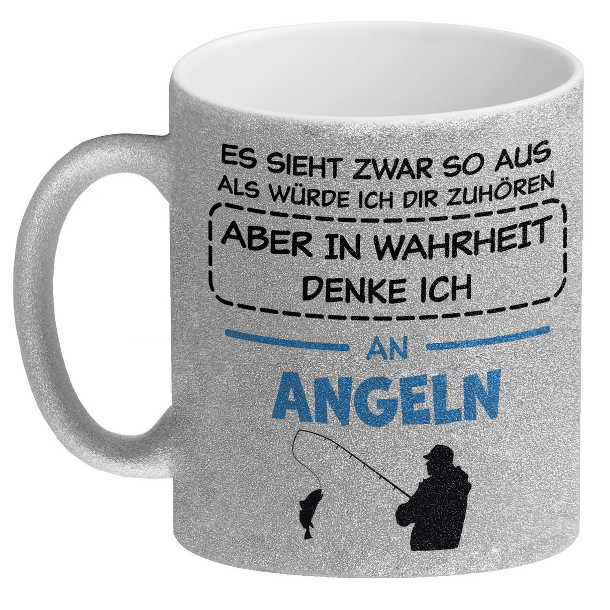 In Wahrheit denke ich an Alpakas Kaffeebecher