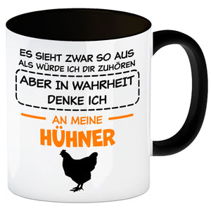 In Wahrheit denke ich an Alpakas Kaffeebecher