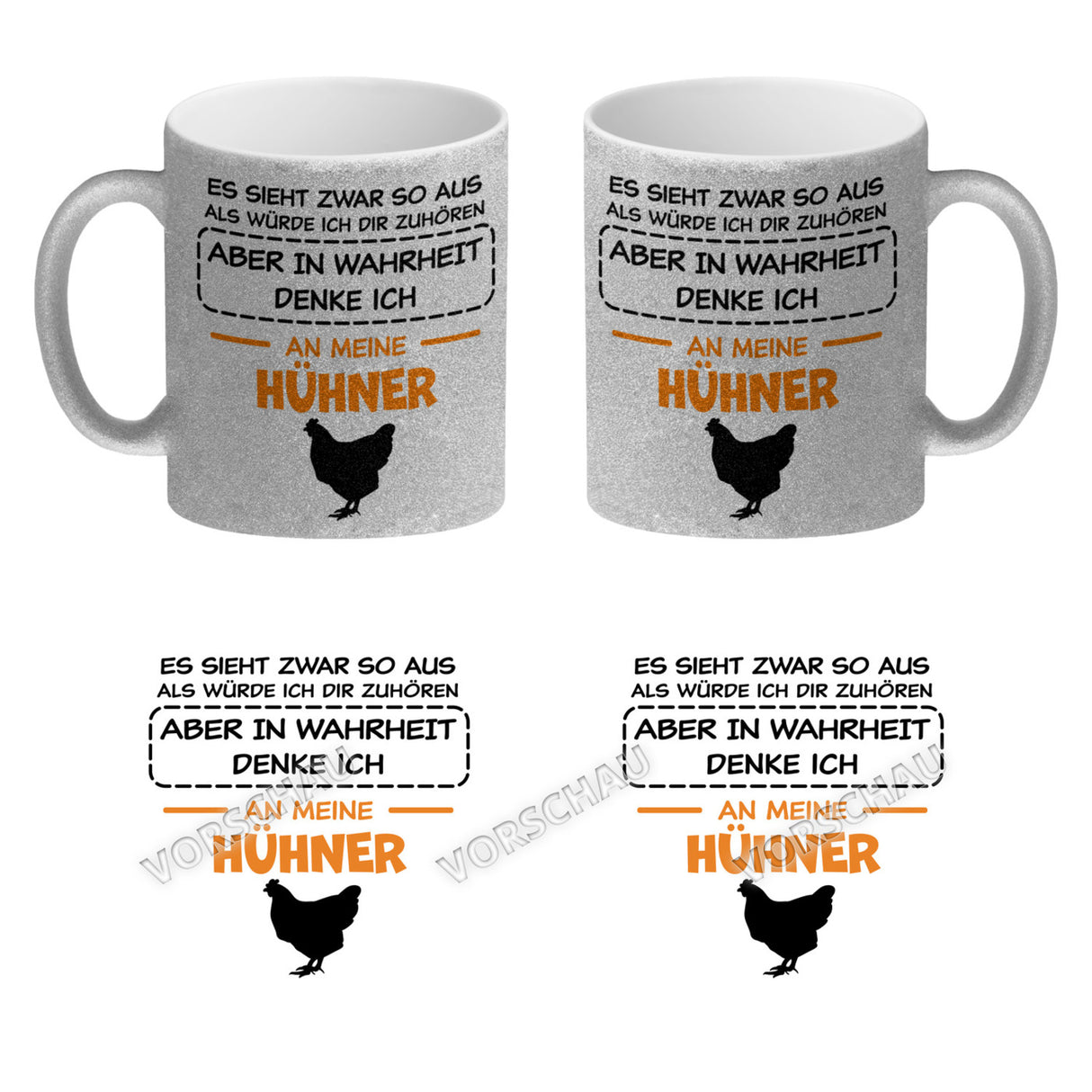In Wahrheit denke ich an Alpakas Kaffeebecher