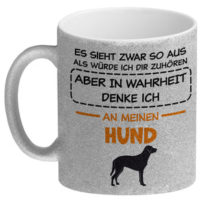 In Wahrheit denke ich an Alpakas Kaffeebecher