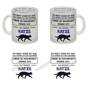 In Wahrheit denke ich an Alpakas Kaffeebecher