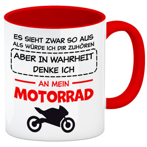 In Wahrheit denke ich an Alpakas Kaffeebecher