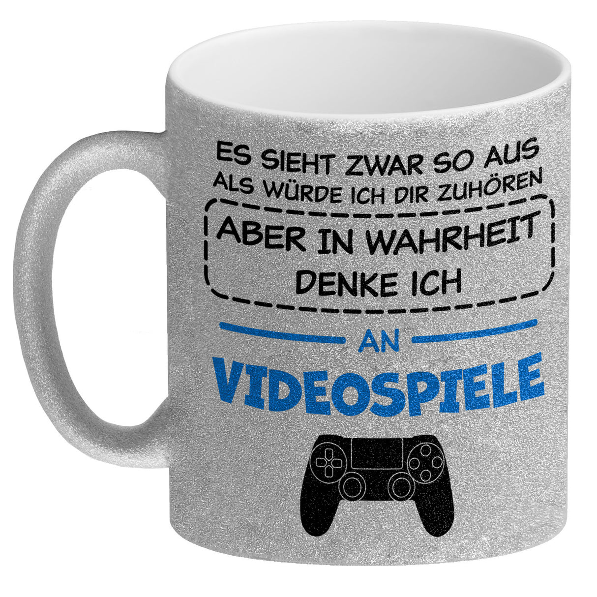 In Wahrheit denke ich an Alpakas Kaffeebecher