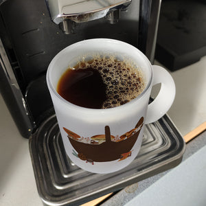 Herbst Kaffeebecher mit Pilz-Motiv