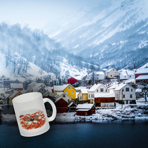 Igel im Winterschlaf Kaffeebecher mit Herbst Motiv