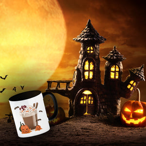 Pumpkin Spice Latte Kaffeebecher für Halloween