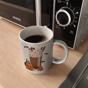 Pumpkin Spice Latte Kaffeebecher für Halloween