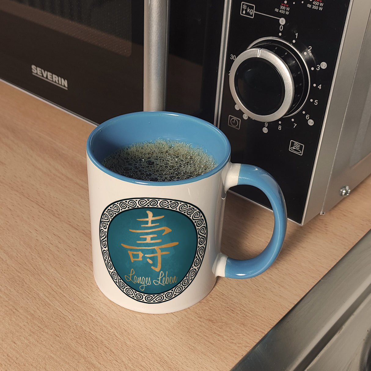 Chinesisches Zeichen für langes Leben Kaffeebecher