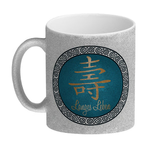 Chinesisches Zeichen für langes Leben Kaffeebecher