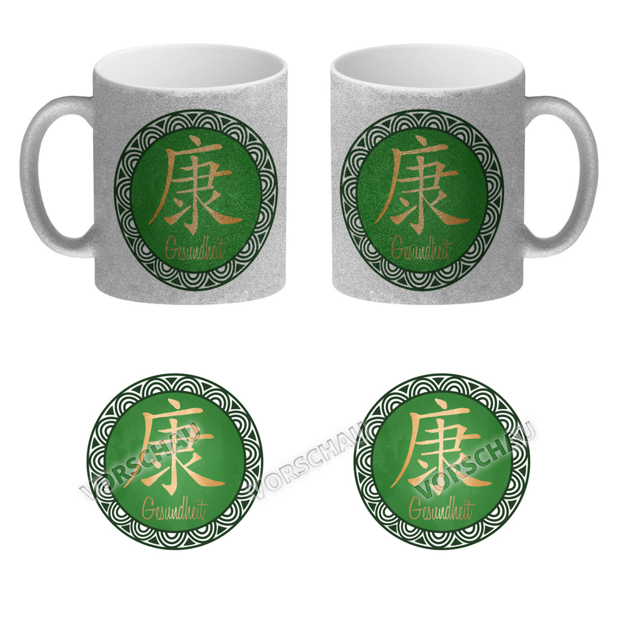 Chinesisches Zeichen für langes Leben Kaffeebecher