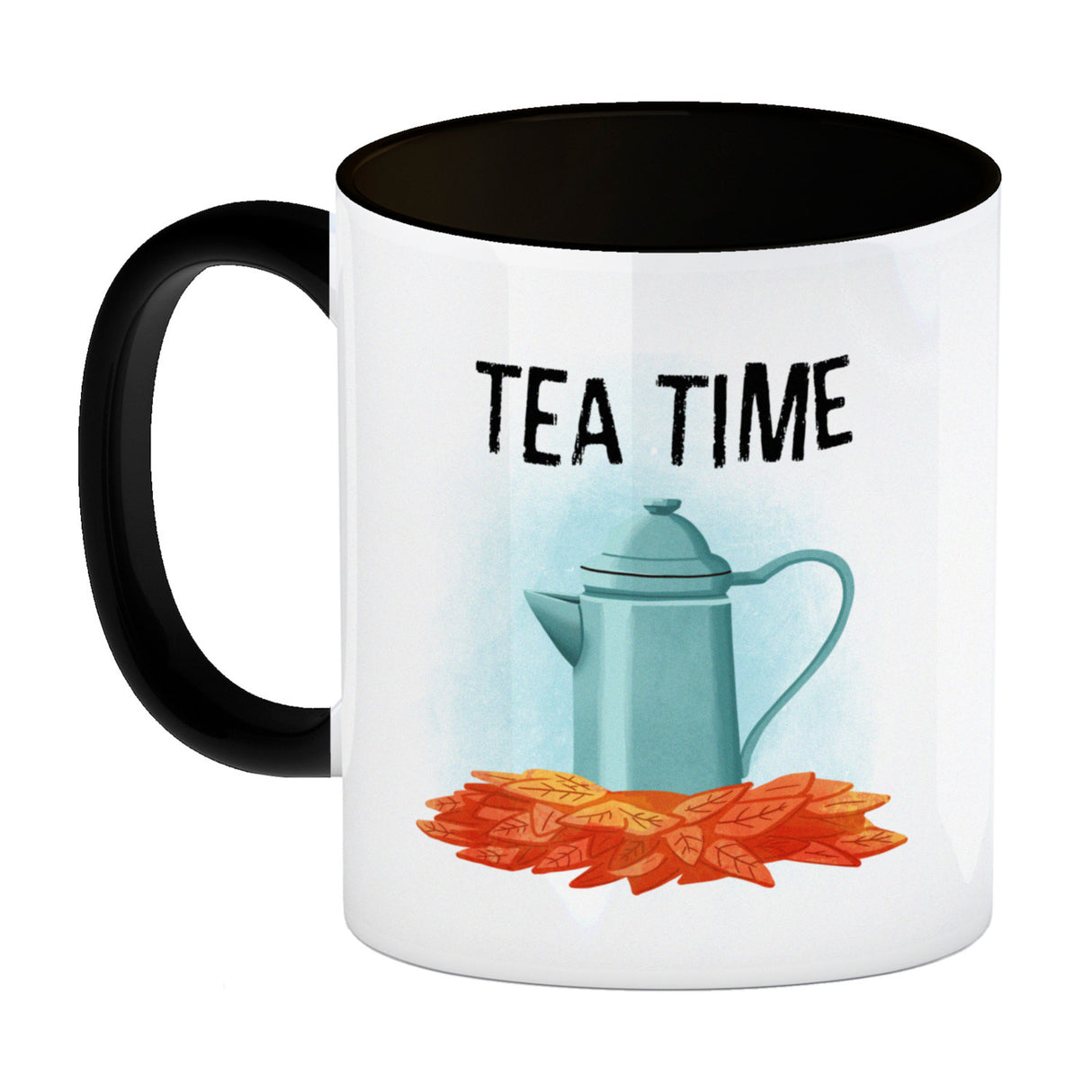 Tea Time Teekanne Kaffeebecher für den Herbst