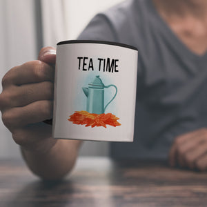 Tea Time Teekanne Kaffeebecher für den Herbst