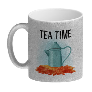 Tea Time Teekanne Kaffeebecher für den Herbst