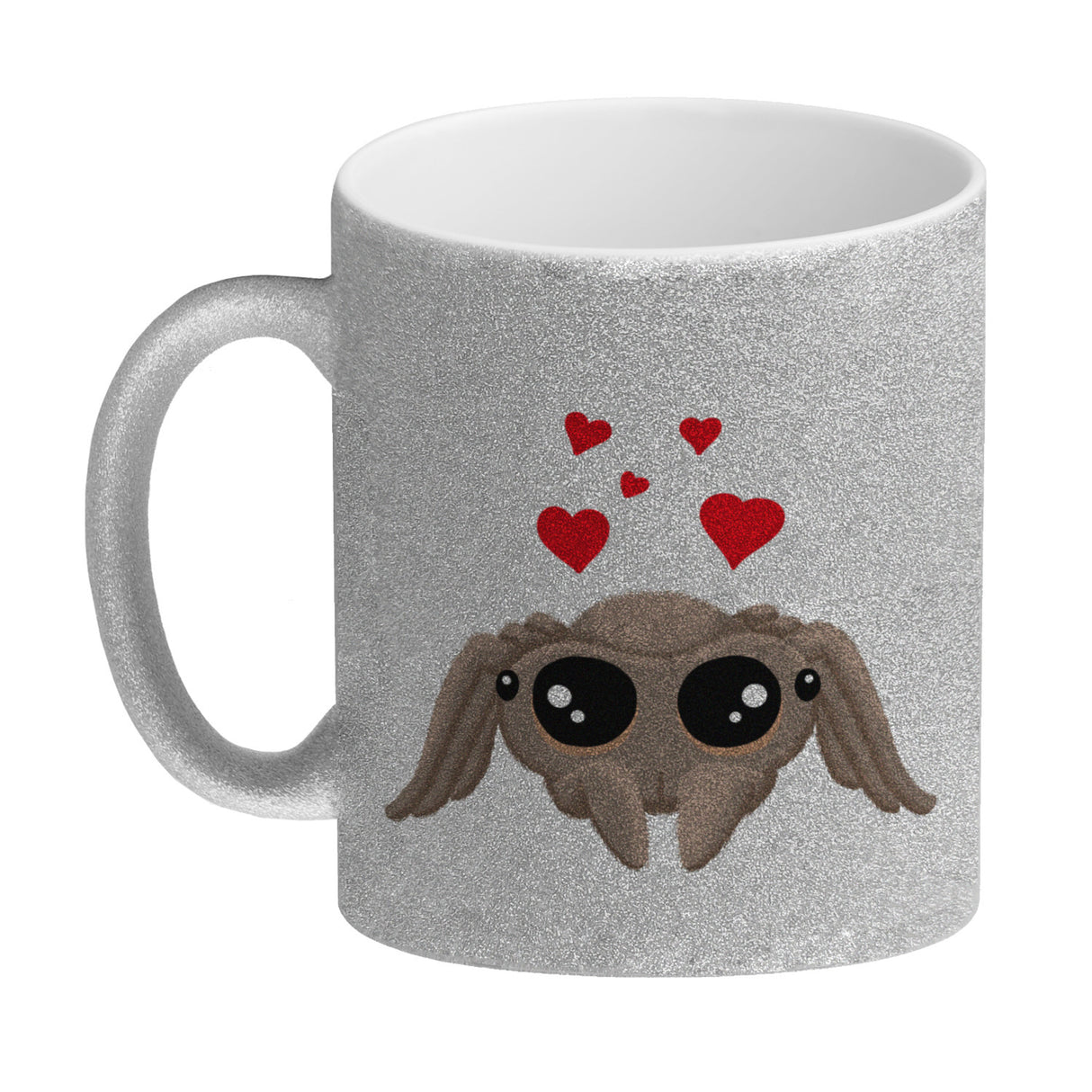 Niedliche Nosferatu Spinne Kaffeebecher mit Herzen