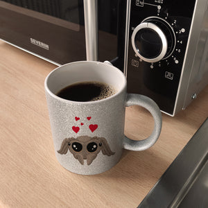 Niedliche Nosferatu Spinne Kaffeebecher mit Herzen