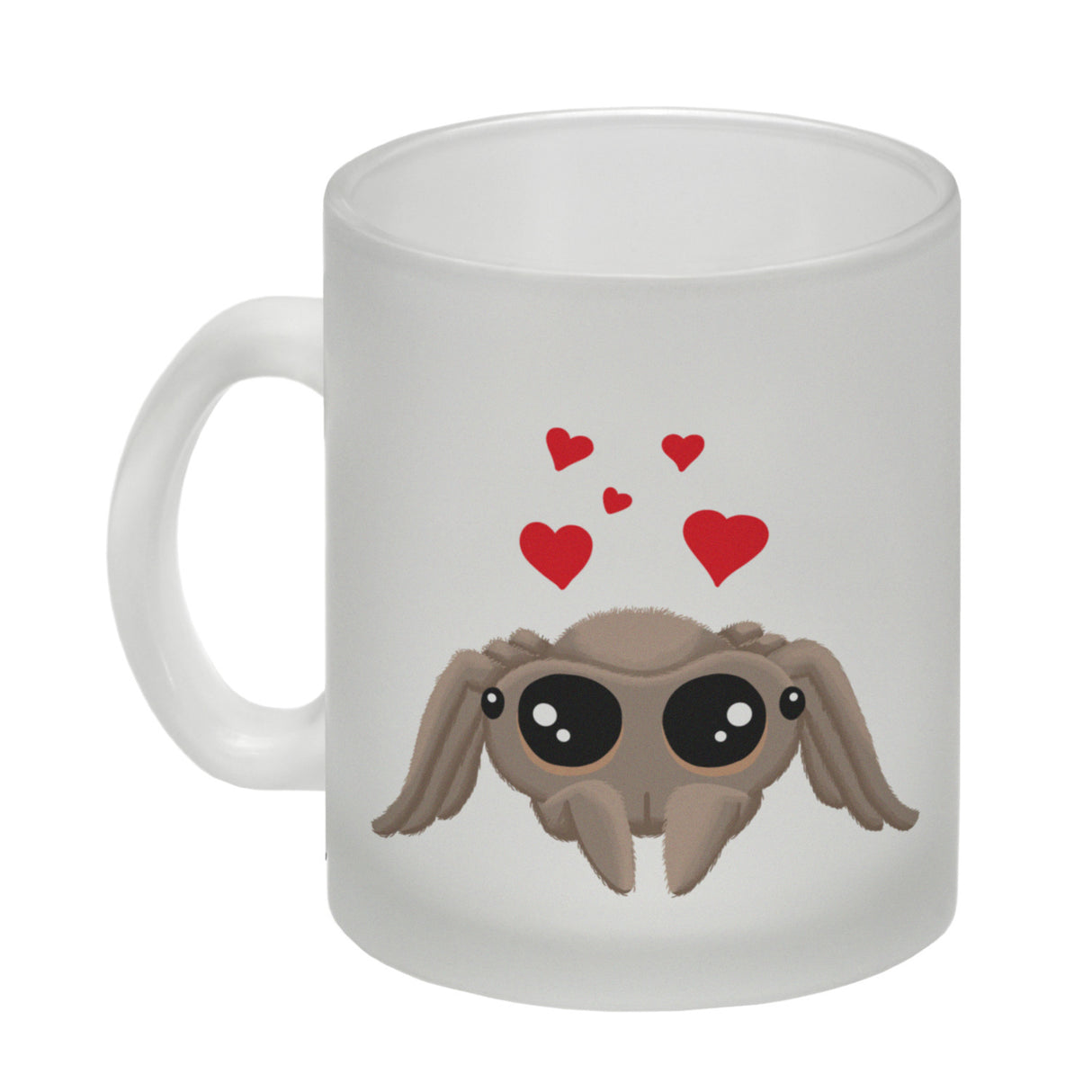 Niedliche Nosferatu Spinne Kaffeebecher mit Herzen