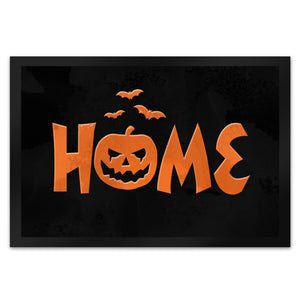 Home Fußmatte für Halloween mit Kürbis