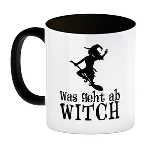 Was geht ab Witch Kaffeebecher mit Hexe