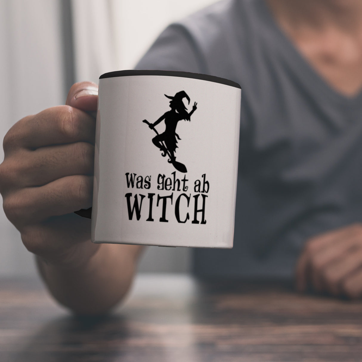Was geht ab Witch Kaffeebecher mit Hexe