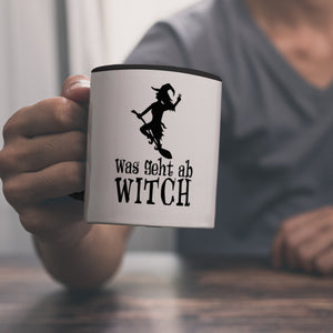 Was geht ab Witch Kaffeebecher mit Hexe