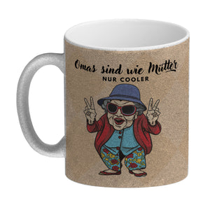 Omas sind wie Mütter nur cooler Kaffeebecher