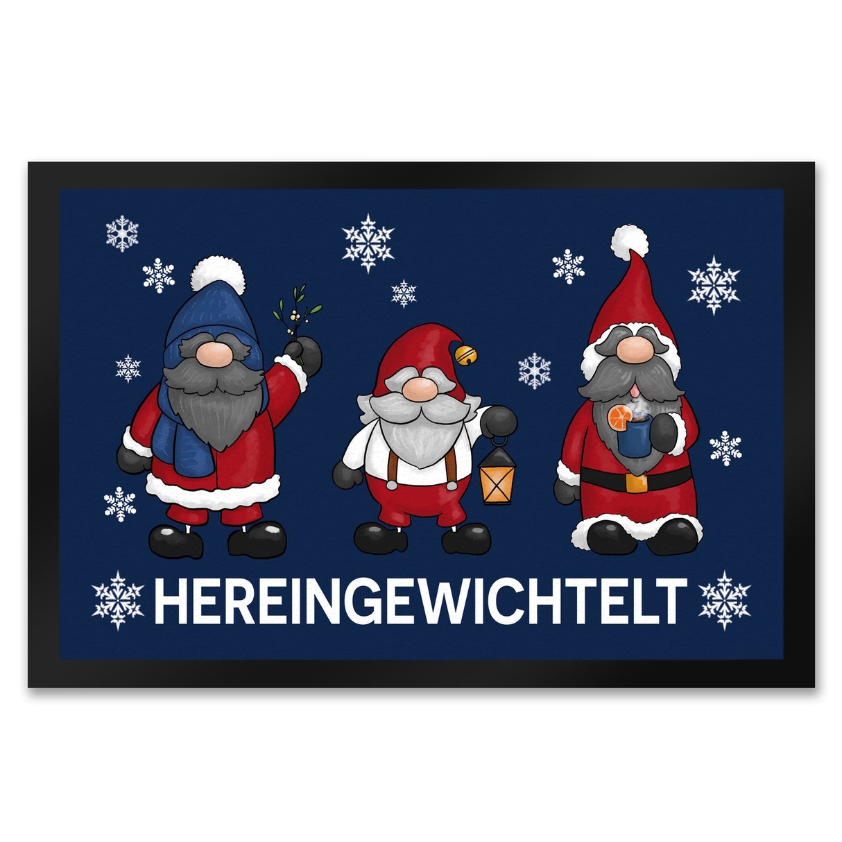 Hereingewichtelt Weihnachtswichtel Fußmatte