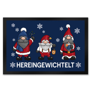 Hereingewichtelt Weihnachtswichtel Fußmatte