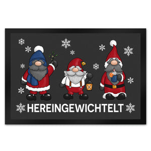 Hereingewichtelt Weihnachtswichtel Fußmatte