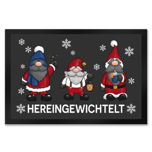 Hereingewichtelt Weihnachtswichtel Fußmatte